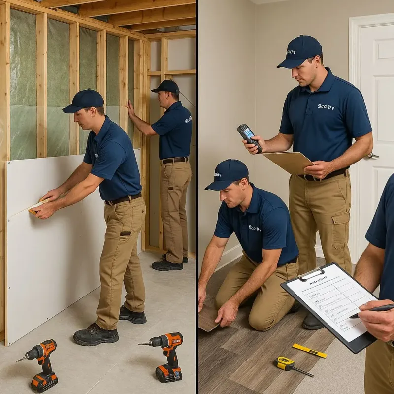 Repairs and Reconstruction process in Grantsville, WV